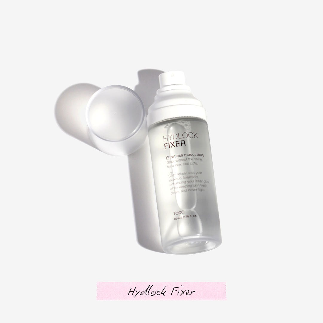 TOOQ Hydrock Fixer 80ml, flacon blanc sur fond clair, produit de la marque TOOQ présenté en studio.