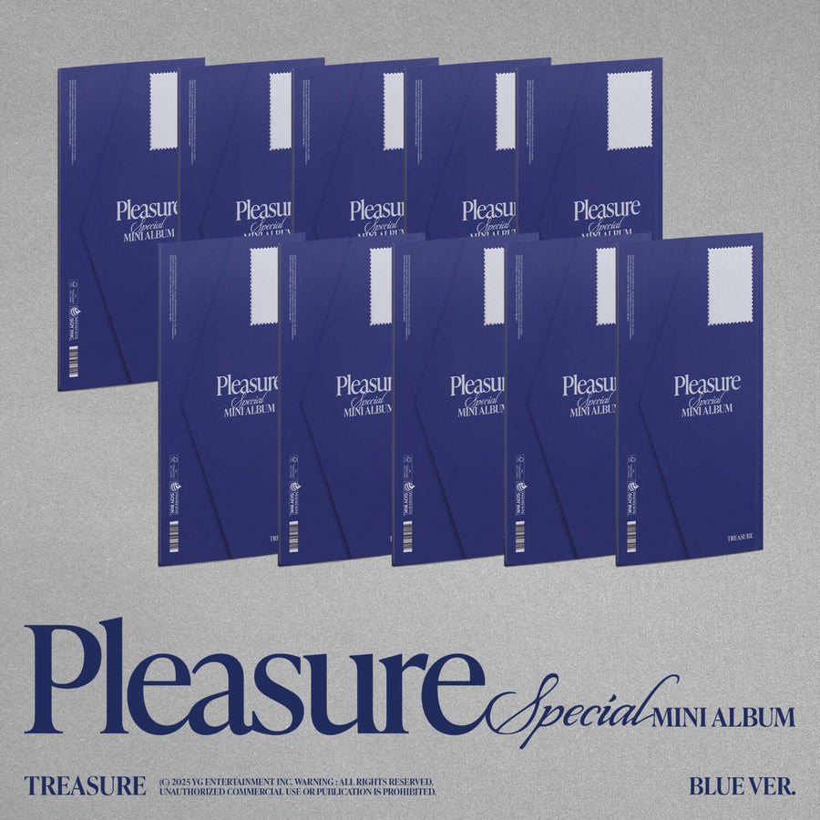 TREASURE - SPECIAL MINI ALBUM [PLEASURE] [BLUE VER.] - Album Kpop