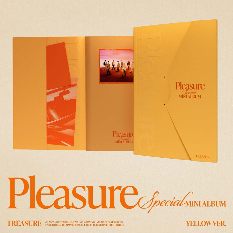 TREASURE - SPECIAL MINI ALBUM [PLEASURE] [YELLOW VER.] - Album Kpop