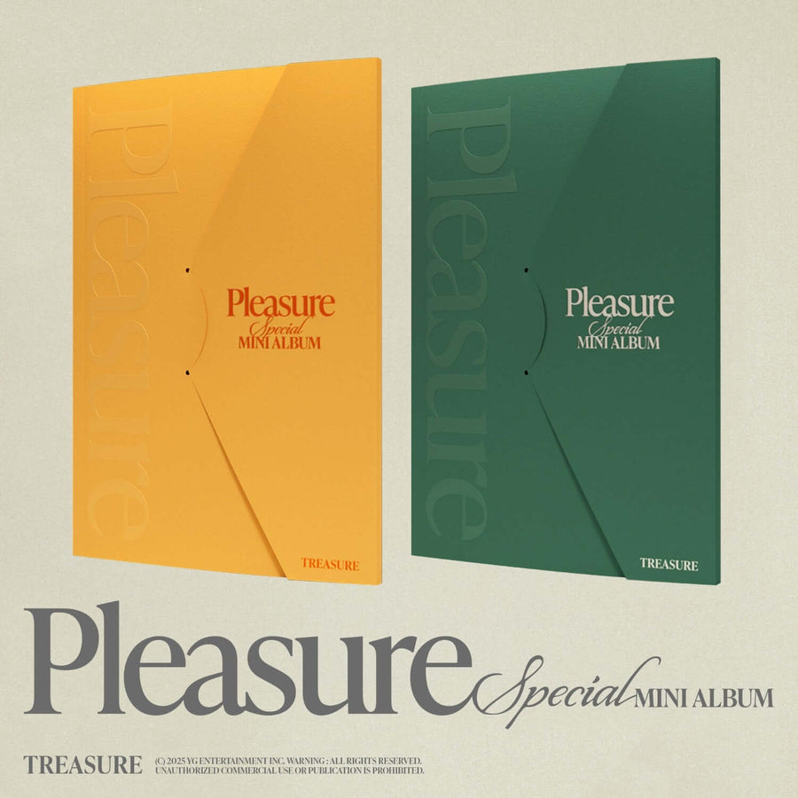 TREASURE - SPECIAL MINI ALBUM [PLEASURE] [YELLOW VER. + GREEN VER.] - Album Kpop