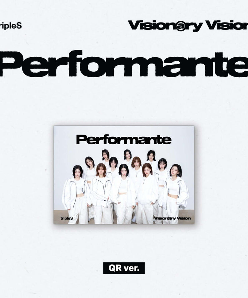 TRIPLES - [Visionary Vision ] (QR ver.) - Album Kpop : visuel Performante avec photo du groupe triplesS, QR ver.