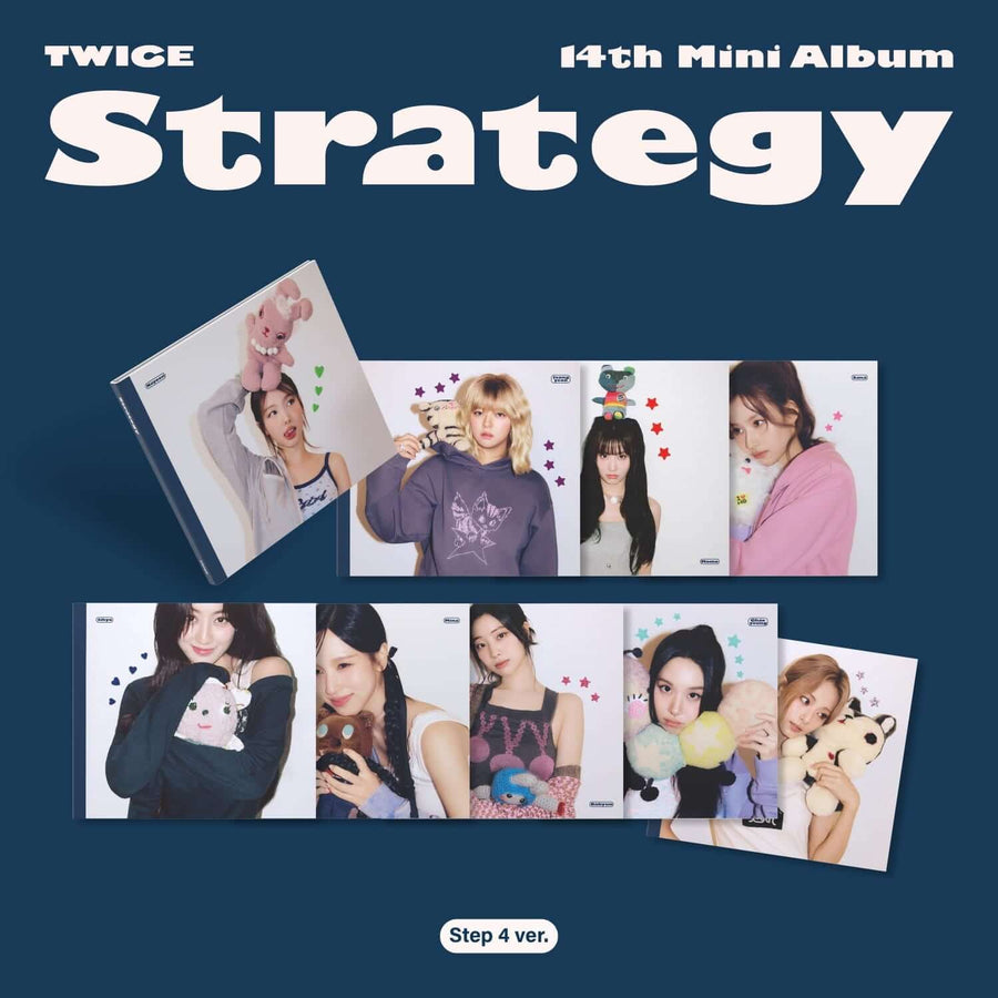 TWICE - 14th Mini Album [STRATEGY] (Step4 ver. ) (Random 1 of 9) - Album Kpop