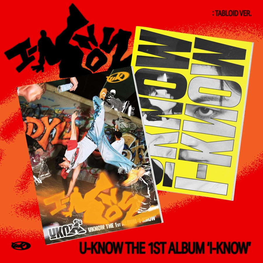 U-KNOW YUNHO - 1st Album [I-KNOW] (Tabloid Ver.) (Random 1 of 2) - Album Kpop