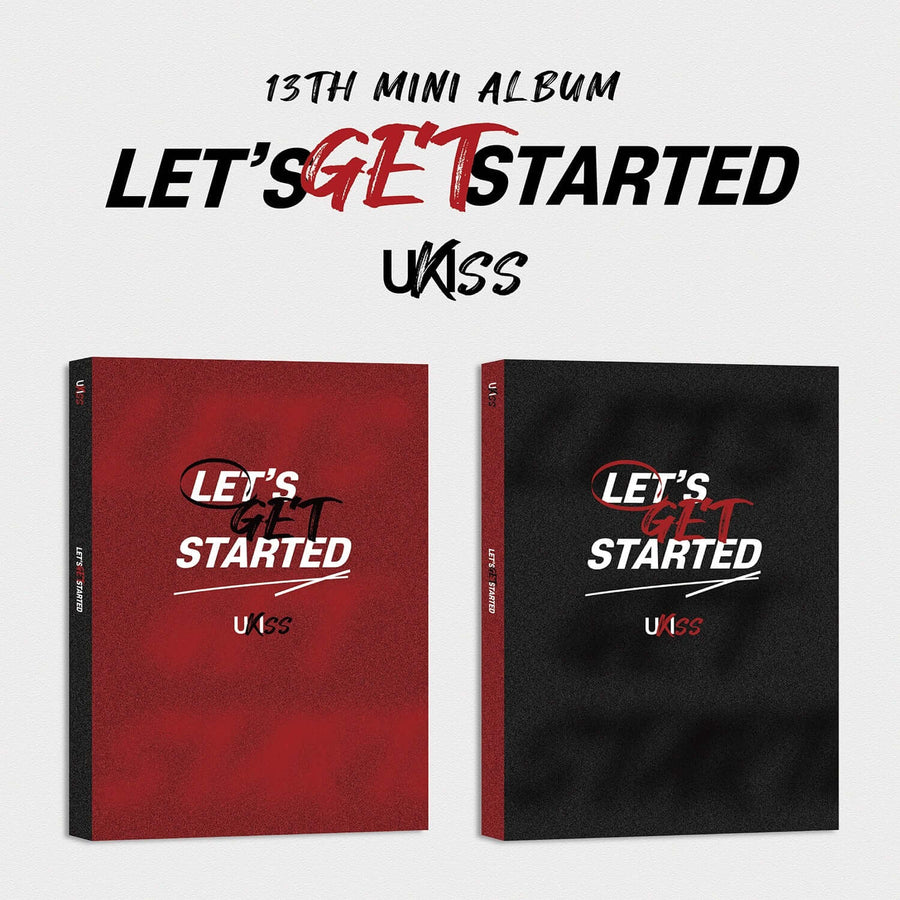 UKISS - 13th Album [LET’S GET STARTED] (Flash ver. / Shadow ver.) (Set) - Album Kpop
