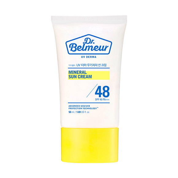 DR.BELMEUR UV Derma Mineral Sun Cream en stock sur Ma Petite Corée