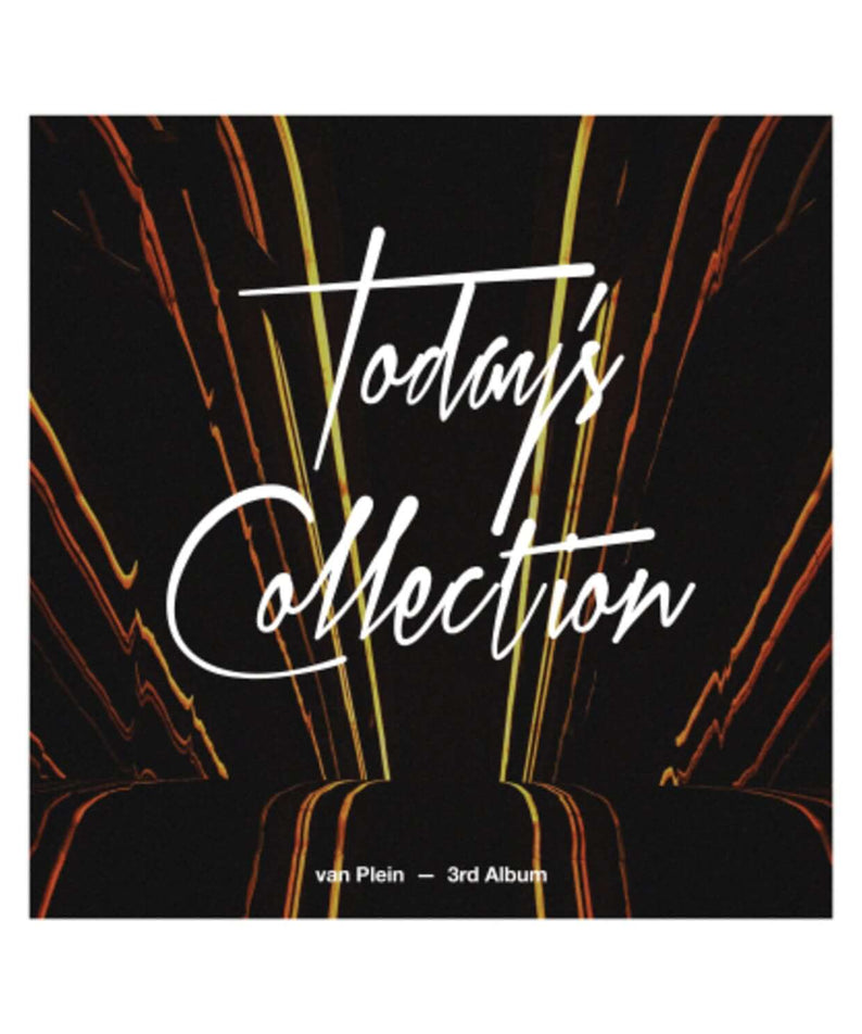 VAN PLEIN - 3rd Album [TODAY'S COLLECTION] - Album Kpop : pochette noire “Today’s Collection” avec lignes orange, style K-pop