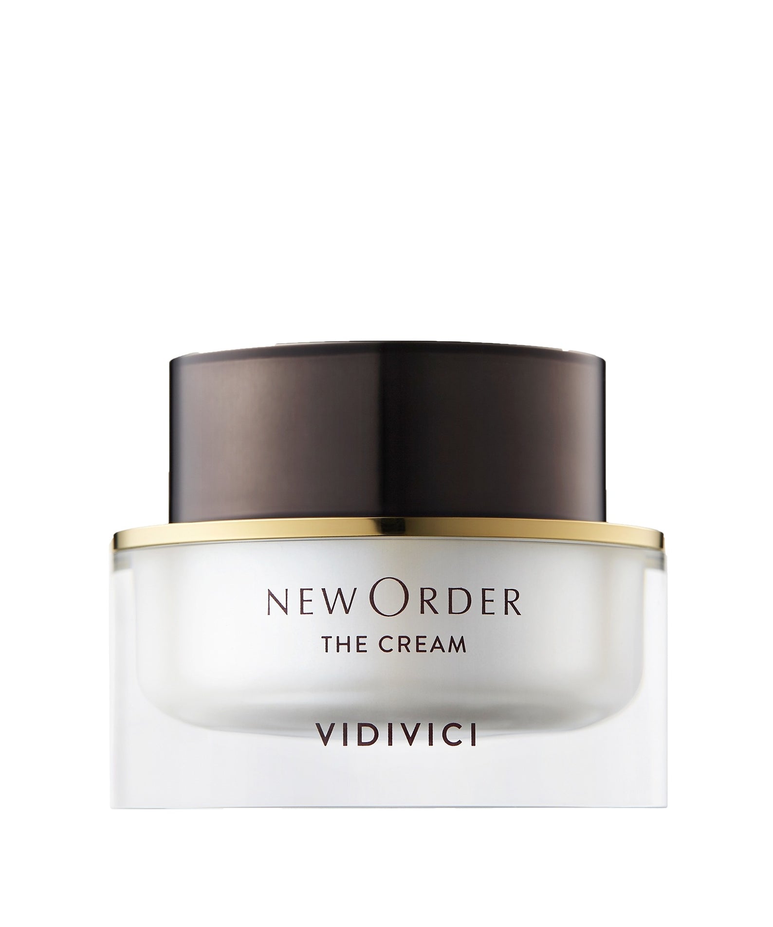 "Crème hydratante VIDIVICI New Order The Cream 50ml en pot élégant"