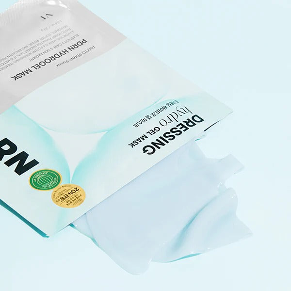VT COSMETICS PDRN Hydrogel Mask 4 Pack de VT Cosmetics, masques hydrogel affichés sur fond clair en studio.
