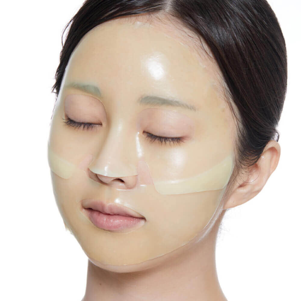VT COSMETICS Vita-Lite Riddle shot 100 2-Step Hydrogel Mask (4 sheets) : femme visage avec masques hydrogel VT Cosmetics