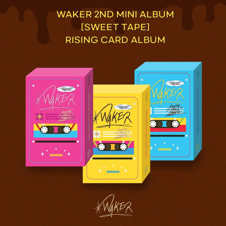 WAKER - 2nd Album [Sweet Tape] [RISING CARD ALBUM] (Random) - Album Kpop