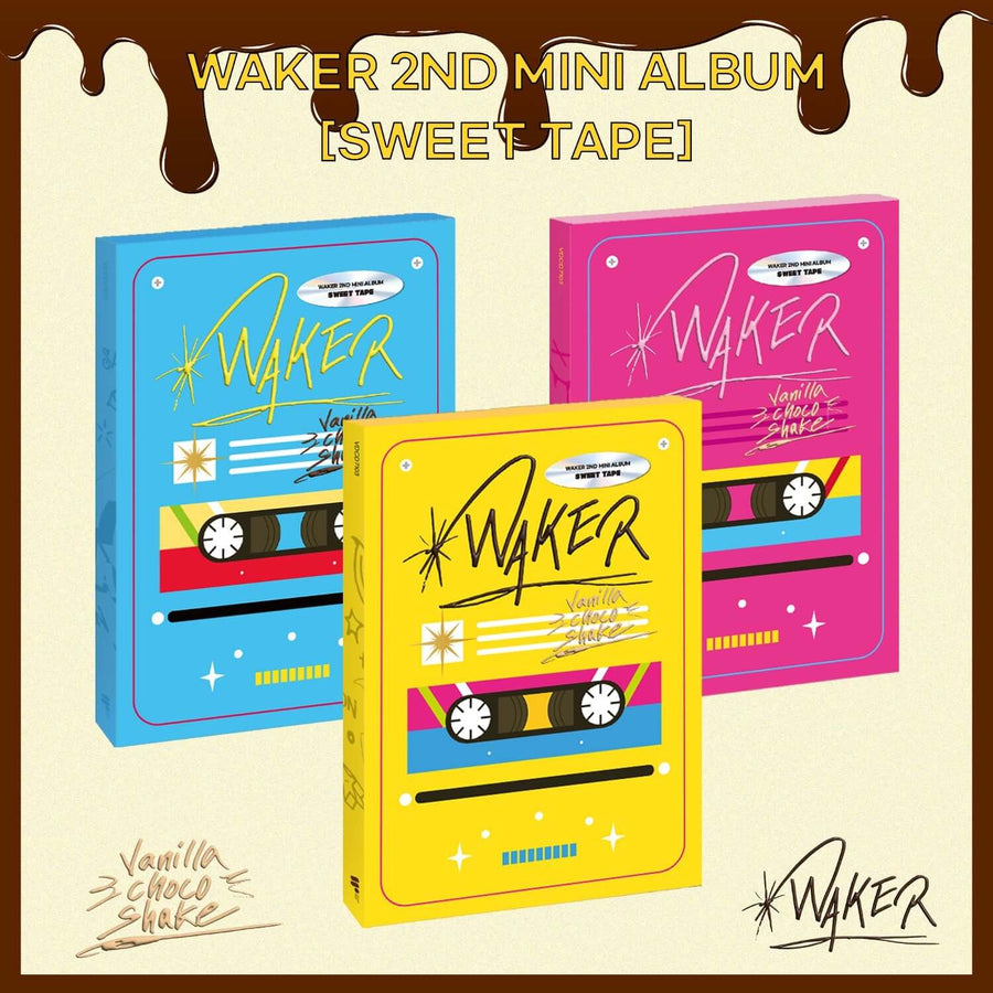WAKER - 2nd Album [Sweet Tape] (Random) - Album Kpop