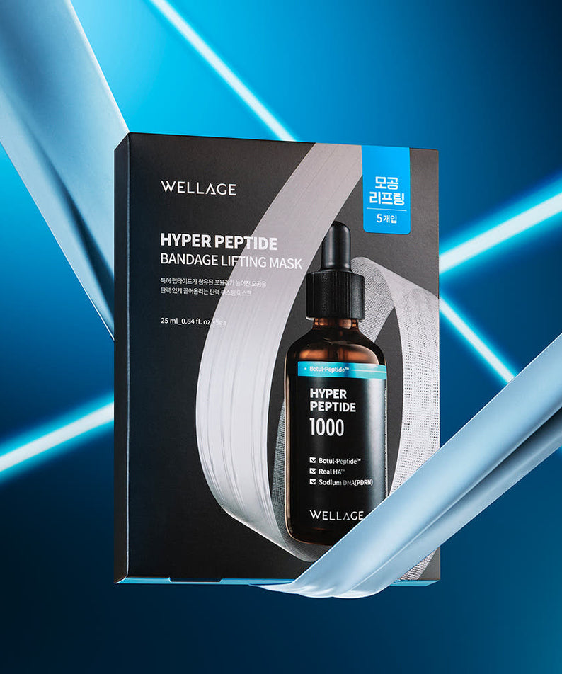 WELLAGE  Hyper Peptide Bandage Lifting Mask 25mlx5 sheets