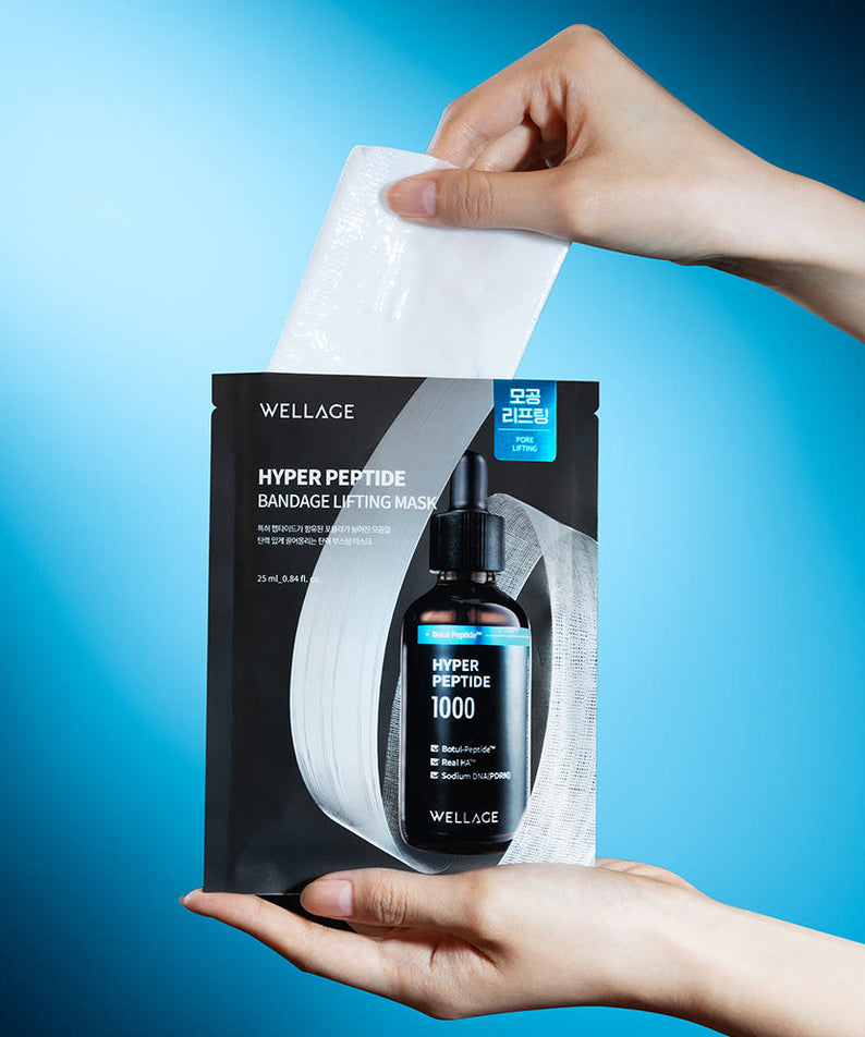WELLAGE  Hyper Peptide Bandage Lifting Mask 25mlx5 sheets