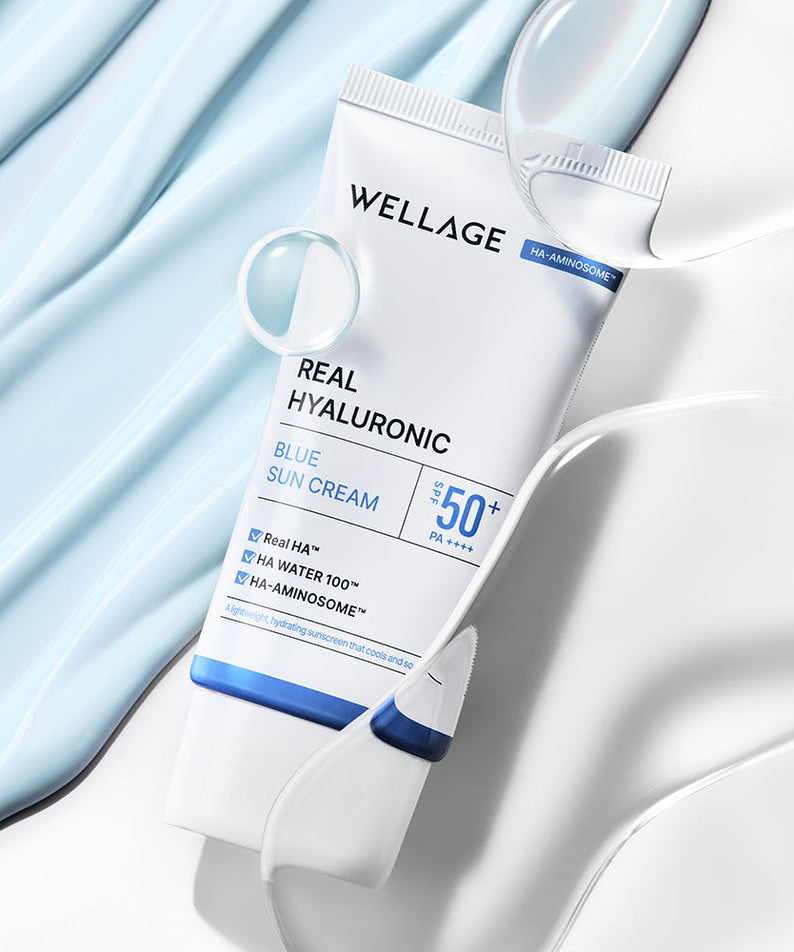 WELLAGE  Real Hyaluronic Blue Sunscreen 50ml