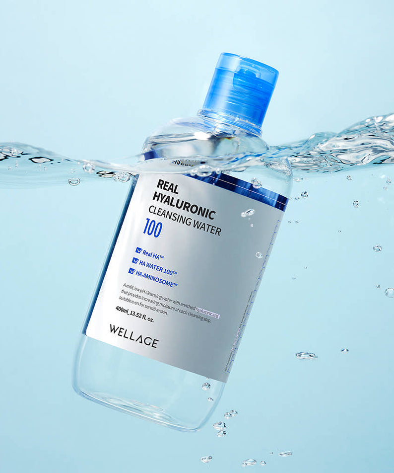 WELLAGE  Real Hyaluronic Cleansing Water 400ml