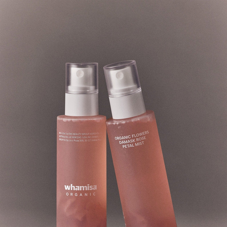 WHAMISA Organic Flower Fermented Rose Petal Mist 100ml