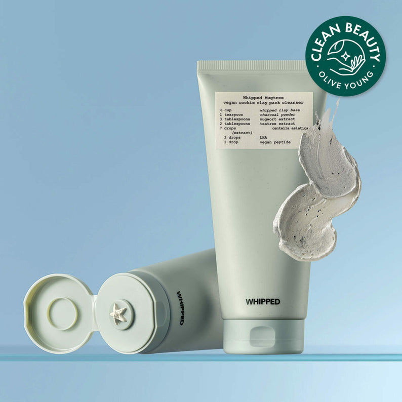 WHIPPED Mugtree Vegan Cookie Clay Pack Cleanser 180ml