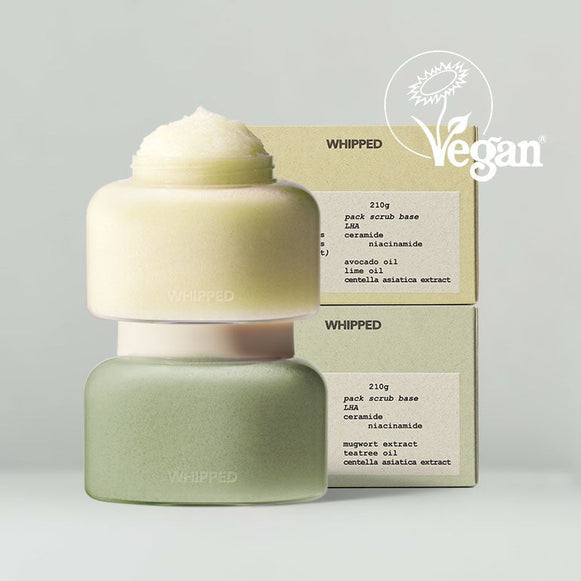 WHIPPED Vegan Pack Scrub 210g en stock sur Ma Petite Corée