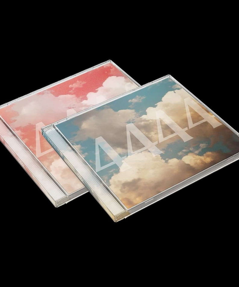 WOOSUNG - 4444 (JEWEL RED VER. / JEWEL BLUE VER.) (Set of 2) - Album Kpop, coffret de deux jaquettes rouge et bleu