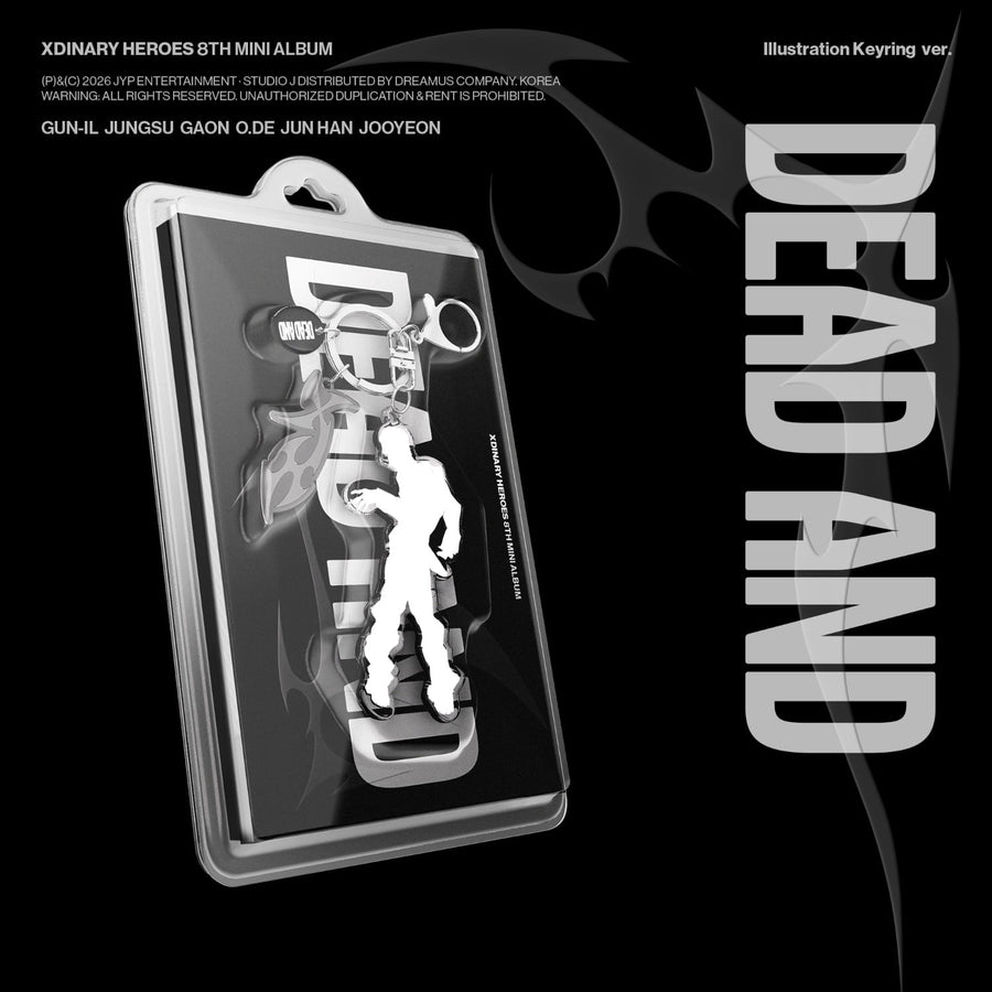 XDINARY HEROES - DEAD AND (Illustration Keyring ver.) (Random 1 of 6) - Album Kpop