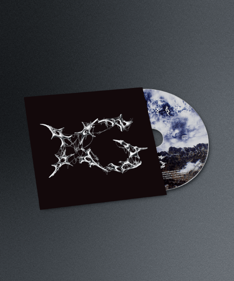 XG - 2nd Mini Album [AWE] (Regular ver.) - Album Kpop : jaquette noire et disque violet/bleu sur fond gris, style Kpop.