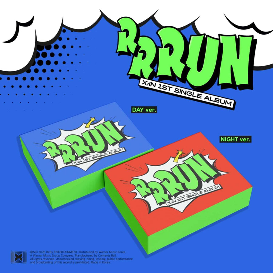 X:IN - [RRRUN] (DAY ver., NIGHT ver.) (Random) - Album Kpop