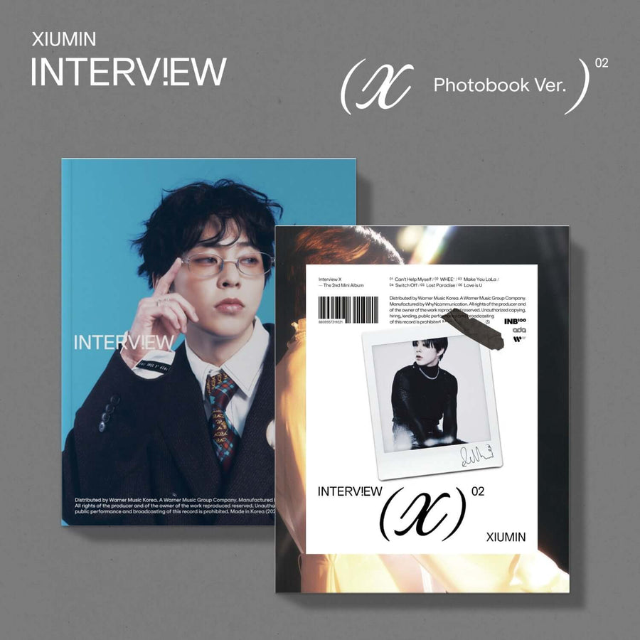 XIUMIN - Interview X [Photobook Ver.] (XIU VER., MIN VER.) (Random) - Album Kpop