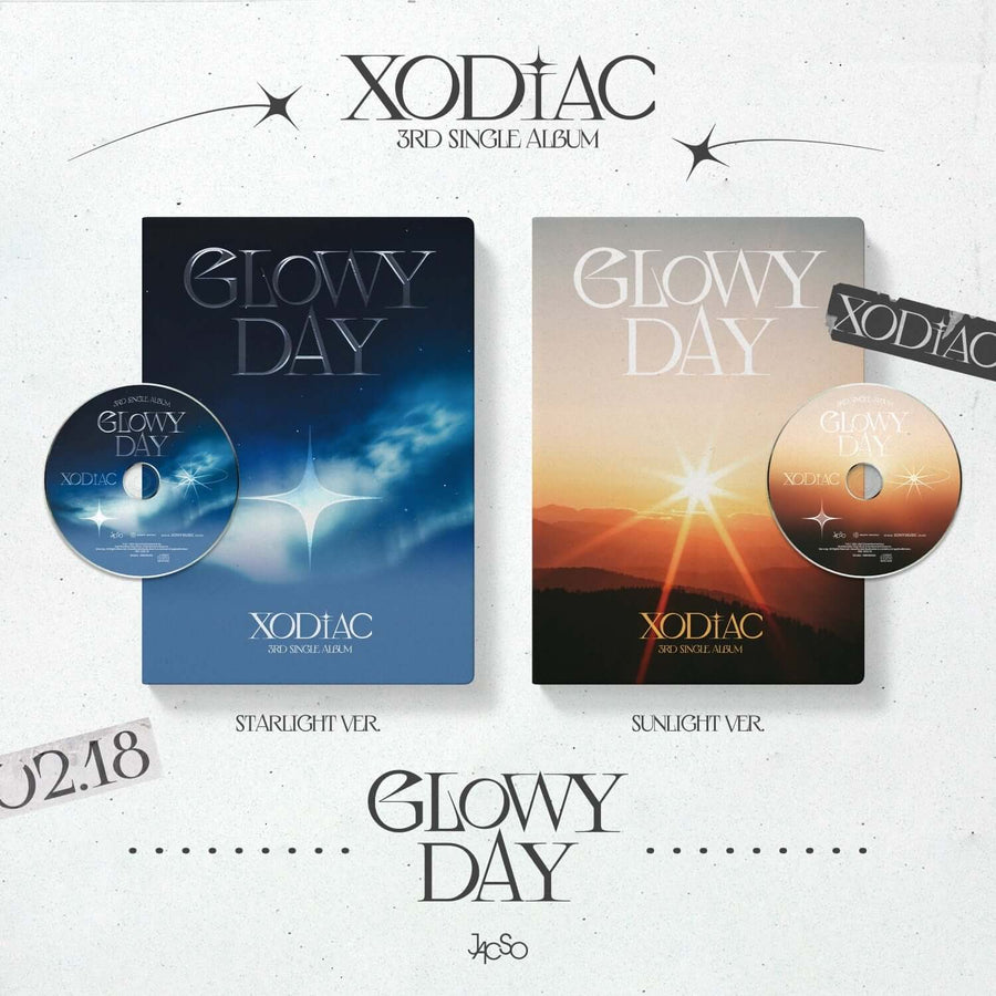 XODIAC - [GLOWY DAY] (STARLIGHT Ver. / SUNLIGHT Ver.) Set - Album Kpop