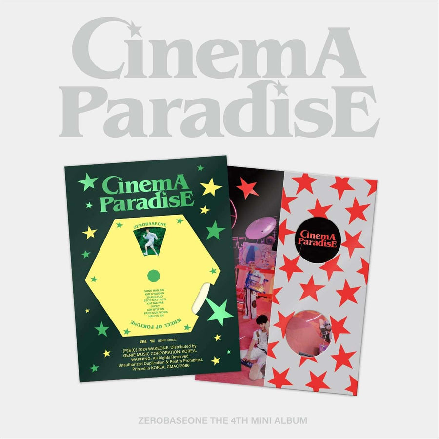 ZEROBASEONE - 4th Album CINEMA PARADISE [ROMANCE Ver./SF Ver.] (Random) - Album Kpop