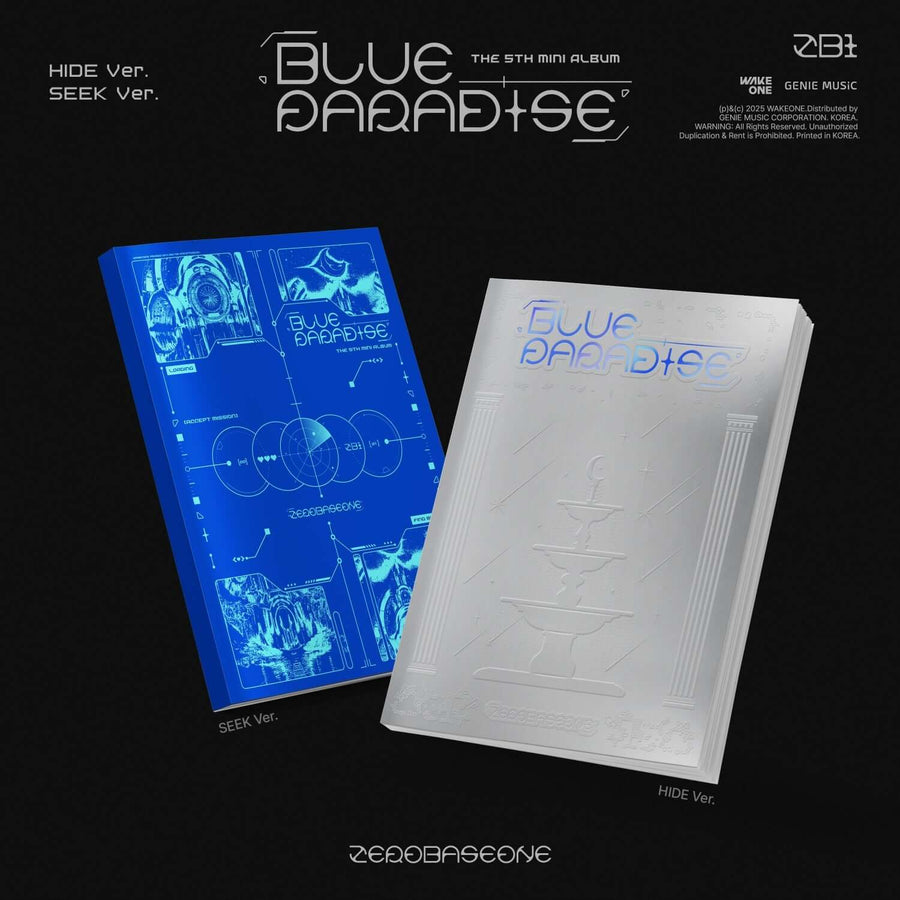 ZEROBASEONE - 5th Album [BLUE PARADISE] (SEEK Ver./HIDE Ver.) (Random) - Album Kpop