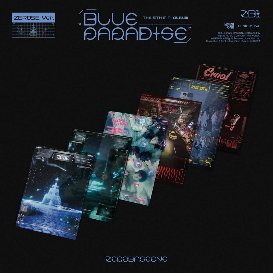 ZEROBASEONE - 5th Album [BLUE PARADISE] (ZEROSE Ver.) (Random) - Album Kpop