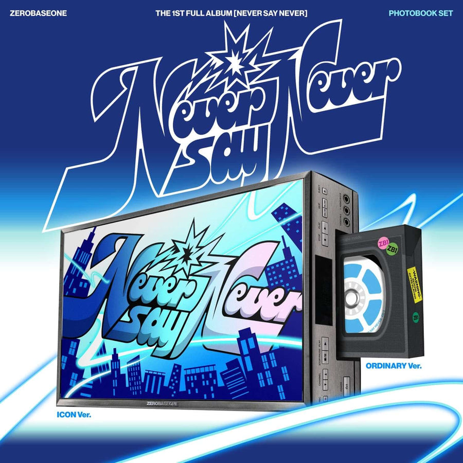 ZEROBASEONE - THE 1ST FULL ALBUM [NEVER SAY NEVER] PHOTOBOOK Ver. (ICON & ORDINARY) (Random) - Album Kpop