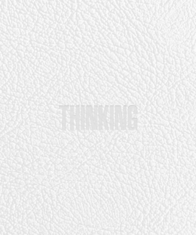 ZICO - (1st Album) [THINKING] - Album Kpop sur fond blanc texturé, couverture minimaliste de la marque ZICO.