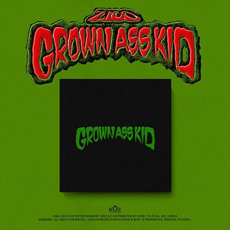 ZICO - 4th Mini Album [Grown Ass Kid] - Album Kpop