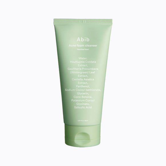 ABIB Acne Foam Cleanser Heartleaf Foam 150ml en stock sur Ma Petite Corée