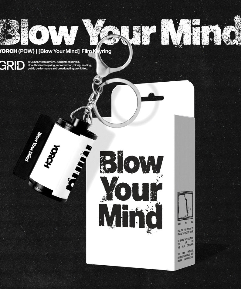 YORCH - YORCH (POW) - 'Blow Your Mind' Film Keyring (LIGHT Ver.) - Album Kpop Ma Petite Corée