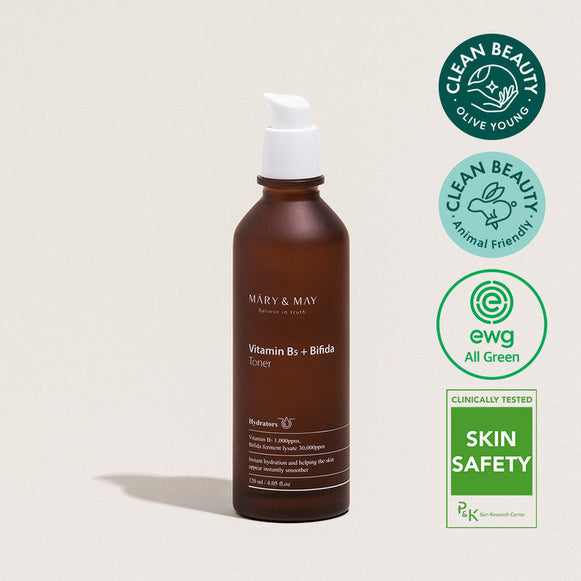 MARY & MAY Vitamin B5 + Bifida Toner 120ml en stock sur Ma Petite Corée