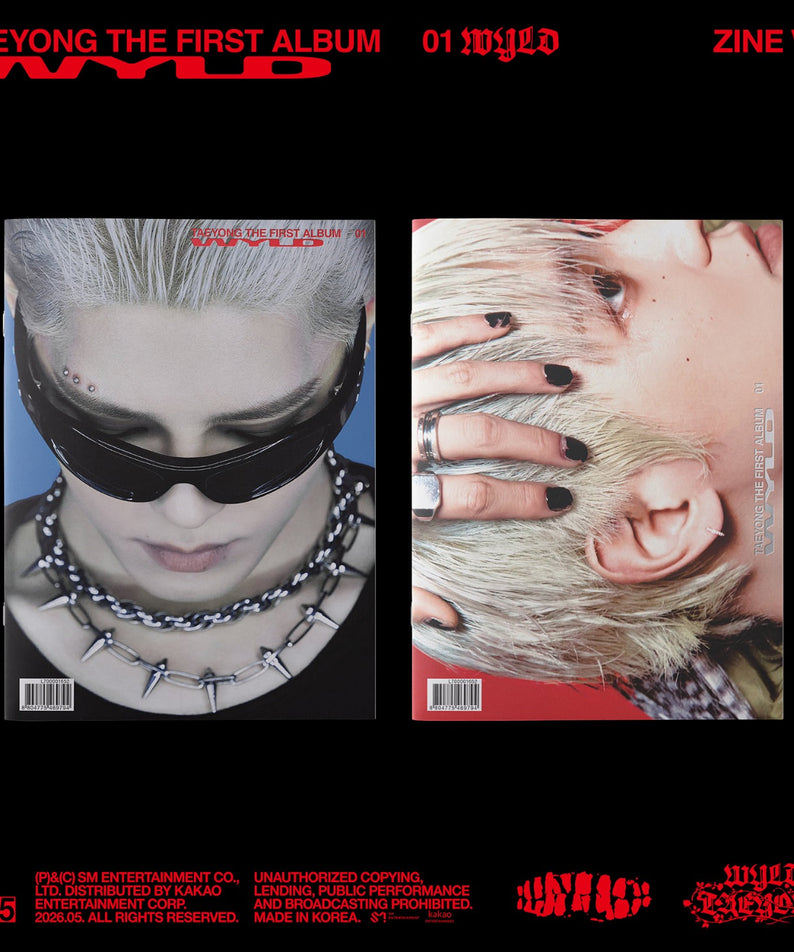 TAEYANG - 1st Full Album [WYLD] (Zine Ver.) (Set of 2) - Album Kpop Ma Petite Corée