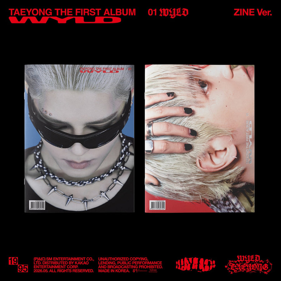 TAEYANG - 1st Full Album [WYLD] (Zine Ver.) (Set of 2) - Album Kpop