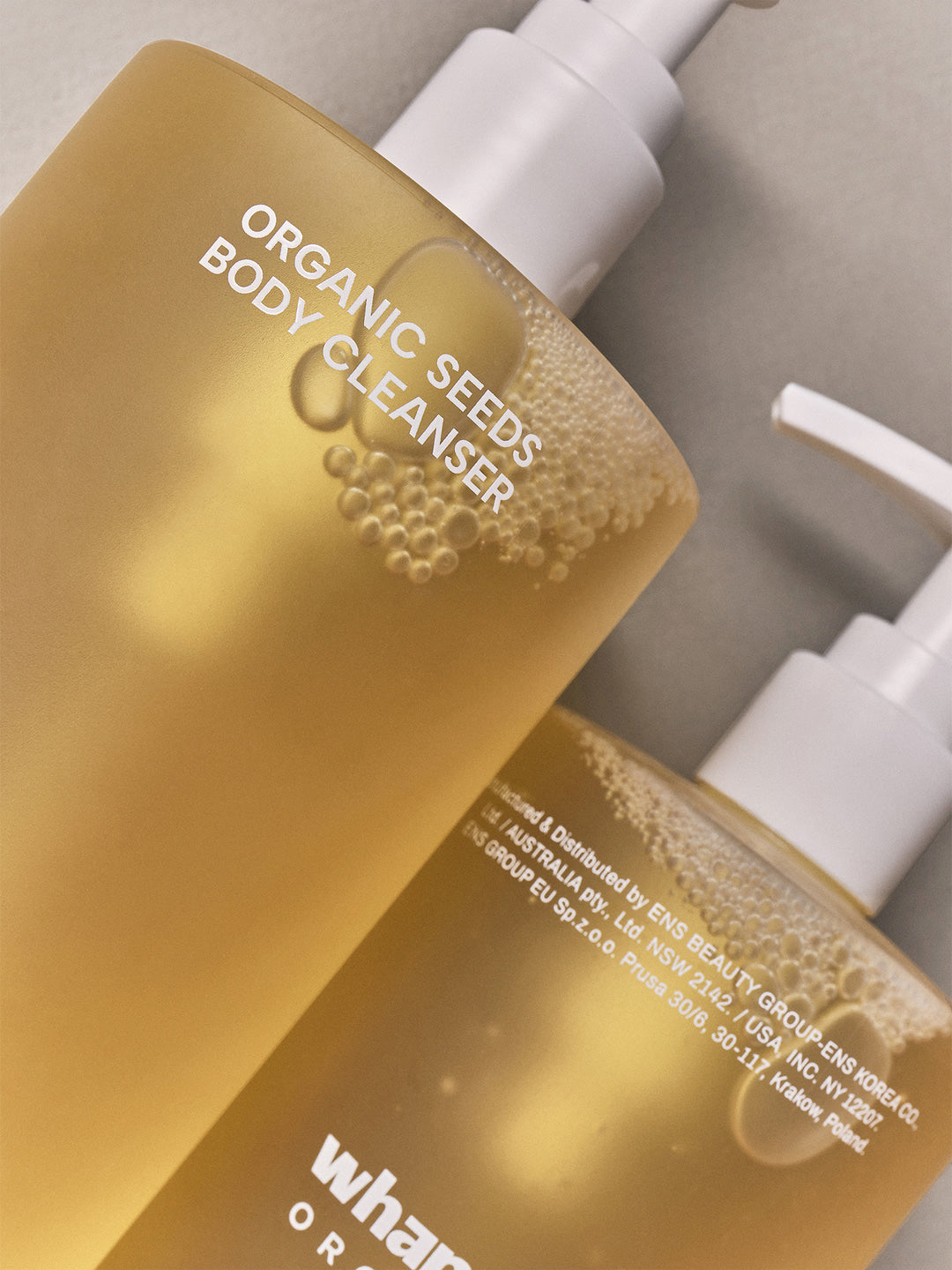 WHAMISA Graines Fermentées Gel douche 490ml