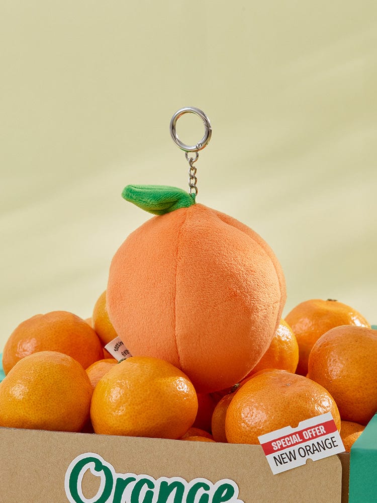 BT21 KOYA BABY Peluche Porte-clés ORANGE PARTY