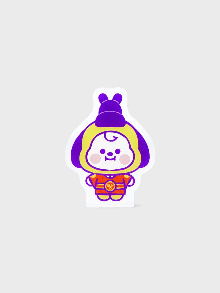 BT21 CHIMMY BABY MINI ACRYLIC STAND K-EDITION ver.2 : mini support acrylique Chimi, design exclusif LINE FRIENDS sur fond clair