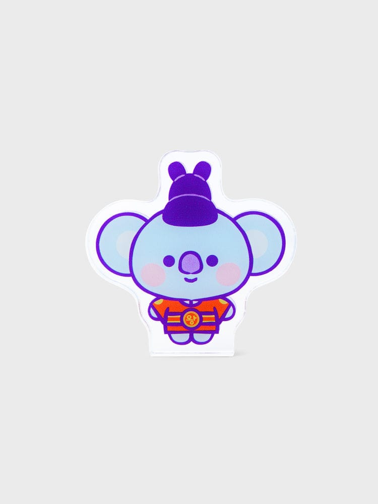 BT21 KOYA BABY MINI ACRYLIC STAND K-EDITION ver.2 : mini support acrylique KOYA koala, style papeterie BT21 LINE FRIENDS.