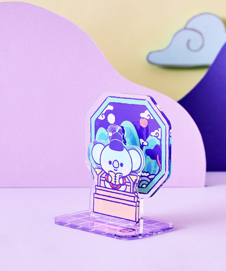 BT21 KOYA BABY ACRYLIC STAND K-EDITION ver.2, petit support acrylique officiel LINE FRIENDS, décor bureau école, KOYA koala