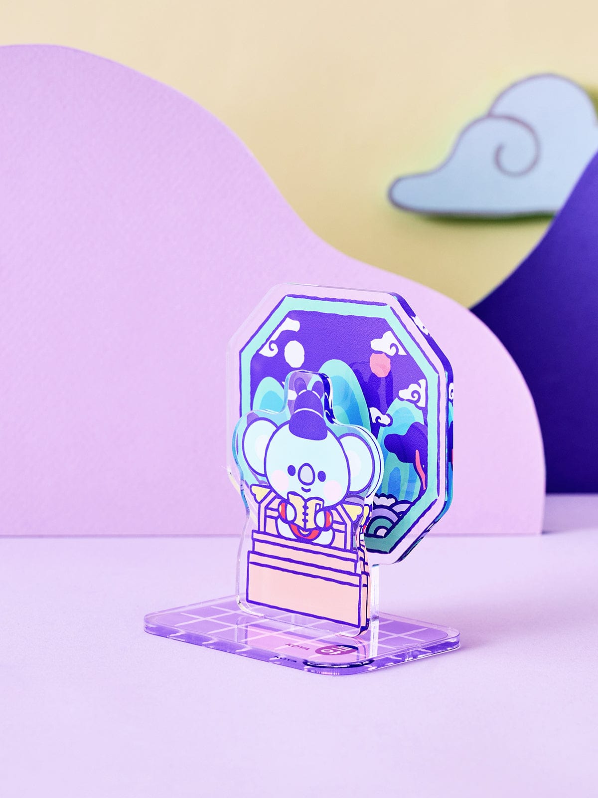 BT21 KOYA BABY ACRYLIC STAND K-EDITION ver.2, petit support acrylique officiel LINE FRIENDS, décor bureau école, KOYA koala