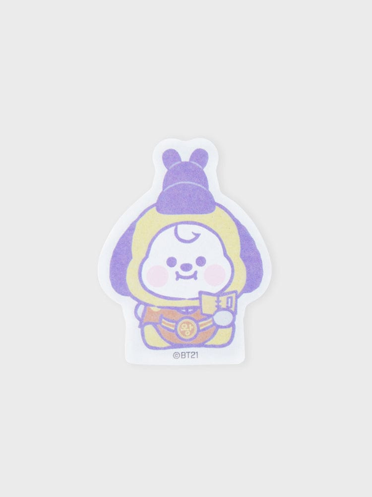 BT21 CHIMMY BABY MEMO NOTEPADS K-EDITION ver.2 : mémo autocollant avec CHIMMY, papeterie LINE FRIENDS pour bureau/école