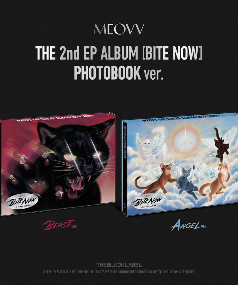 MEOVV - THE 2nd EP ALBUM [BITE NOW] (PHOTOBOOK ver.) (Random 1 of 2) - Album Kpop Ma Petite Corée