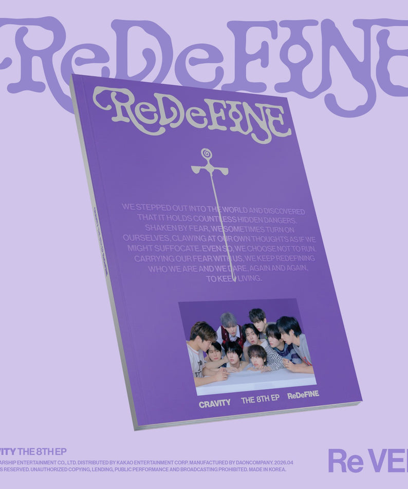 CRAVITY - CRAVITY THE 8TH EP [ReDeFINE] (Re VER.) - Album Kpop Ma Petite Corée