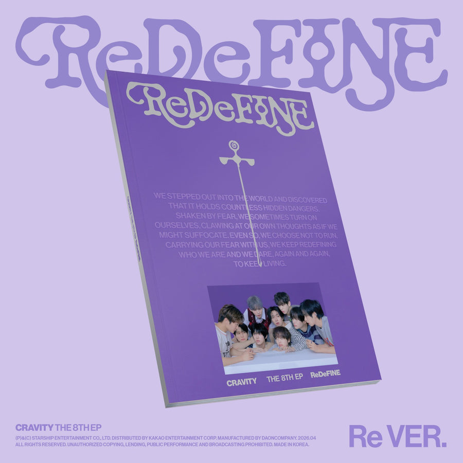 CRAVITY - CRAVITY THE 8TH EP [ReDeFINE] (Re VER.) - Album Kpop