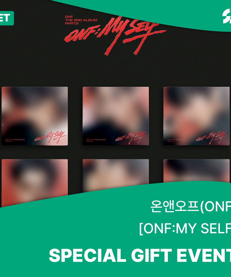ONF - THE 2ND ALBUM PART.2 [ONF:MY SELF] (DIGIPACK Ver.) (Set of 6) - Album Kpop Ma Petite Corée